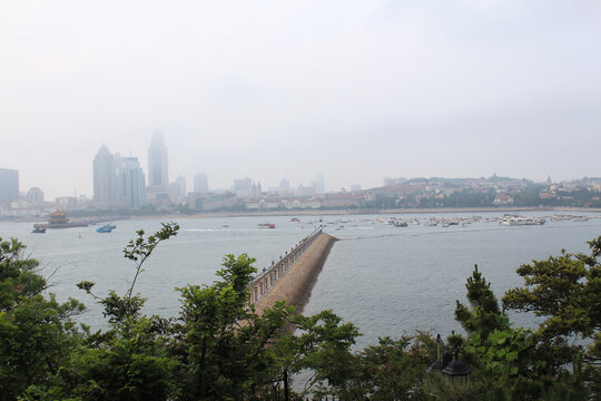 小青岛挡浪坝