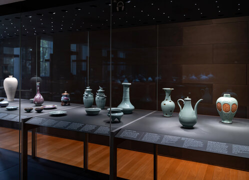 英国大英博物馆中国瓷器展厅