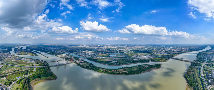 七河八岛80度全景图