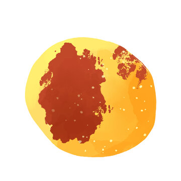 甜脆冬棗水果手繪插畫