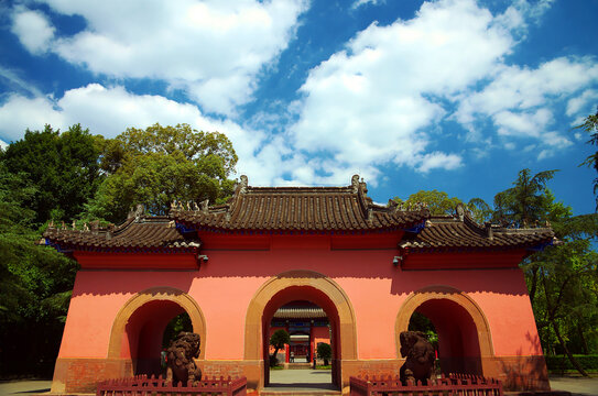 武侯祠旌忠門古建筑