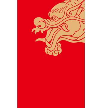 龍頭矢量圖藝術(shù)背景