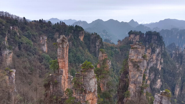 张家界砂岩地貌