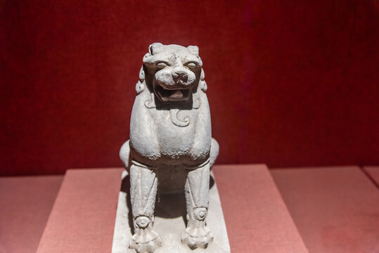 中国西安碑林博物馆北朝石狮