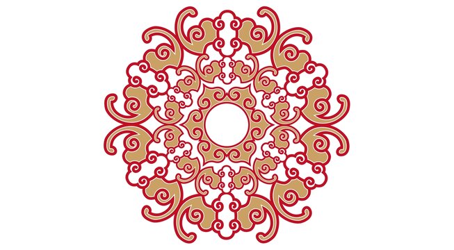 傳統(tǒng)中式花紋