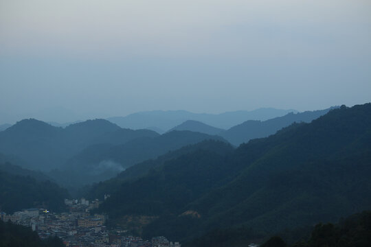 南昆山山脉群峰群山摄影