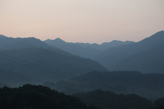 南昆山山脉群峰群山摄影