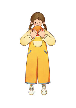 一個小女生