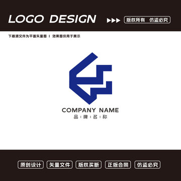 科技公司logo简约大气