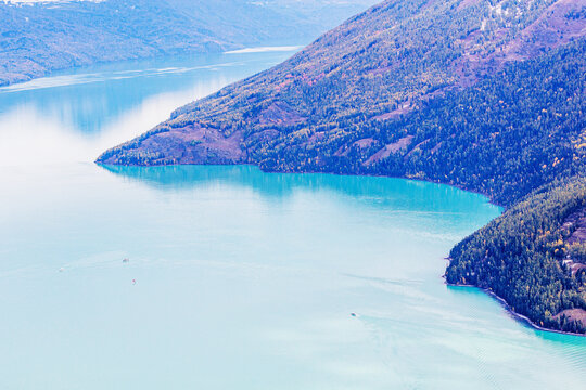 喀纳斯湖三湾景区风光