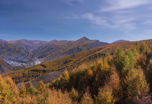 五台山秋景