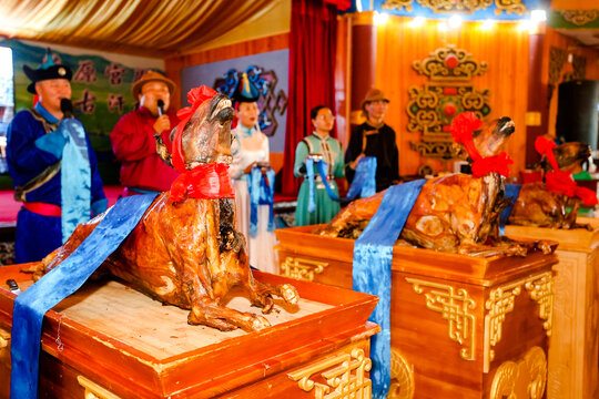 内蒙古开羊仪式