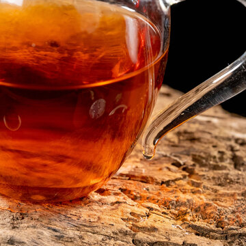 云南普洱熟茶大紅柑小青柑茶湯