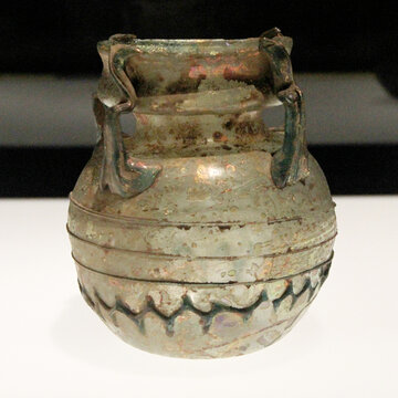 罗马帝国后期玻璃贴花纹壶