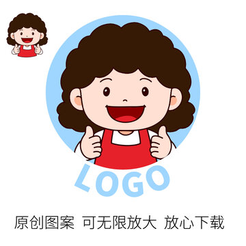 卡通阿姨logo