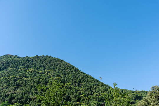 中国陕西西安华清宫骊山风景