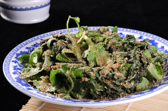 熗拌茼蒿
