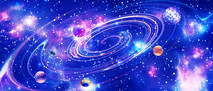 高清星空軟膜裝飾畫