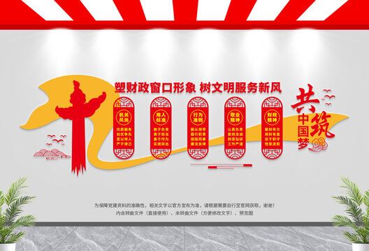 財政文化墻