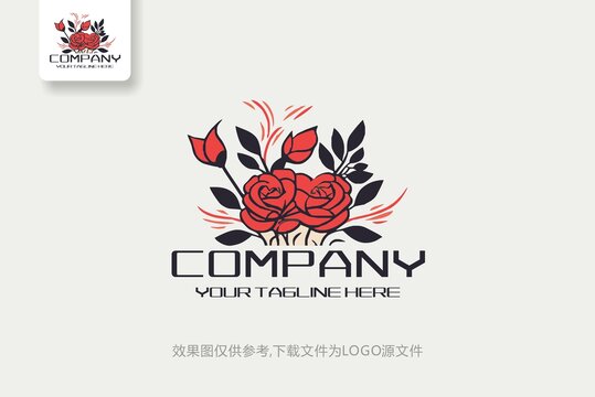 花店化妆品logo