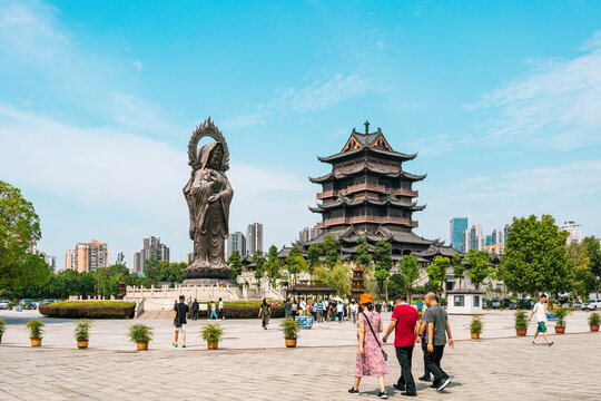 归元禅寺双面观音