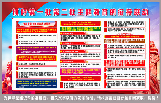 主題教育的銜接聯(lián)動