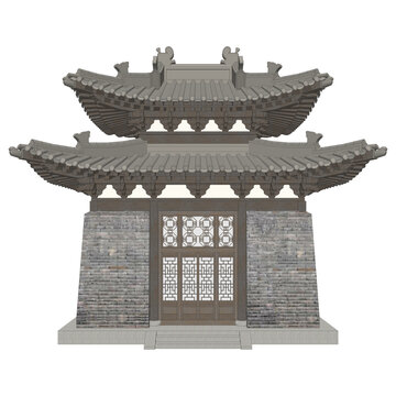 鐘鼓樓立面效果