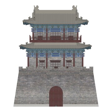 山海關(guān)正立面效果