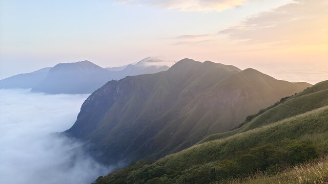 高山云海美景