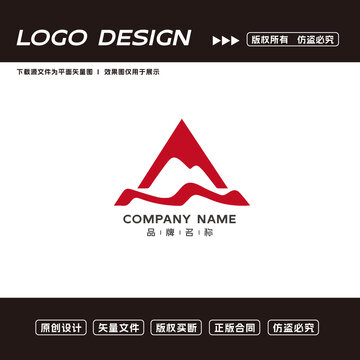 M字母logo标志