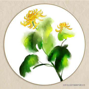 花卉裝飾畫