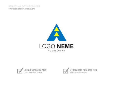 箭头树logo设计