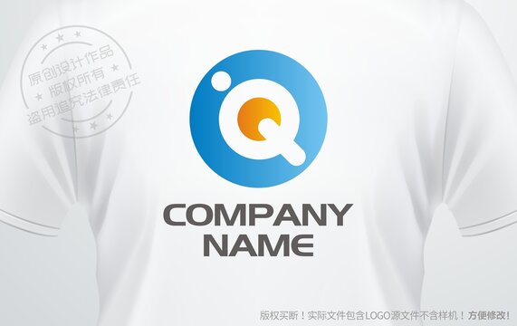 Q设计logo字母Q标志