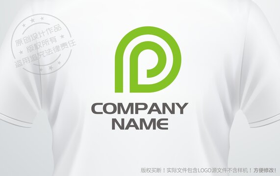 P设计logo