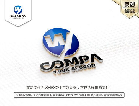 WY字母LOGO設(shè)計(jì)