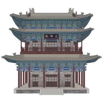 大佛閣立面效果
