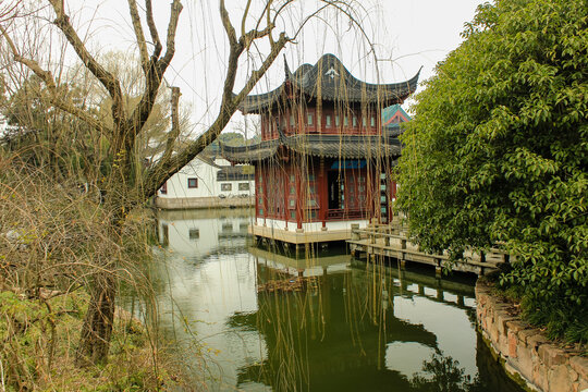 上海青浦大观园景区风光