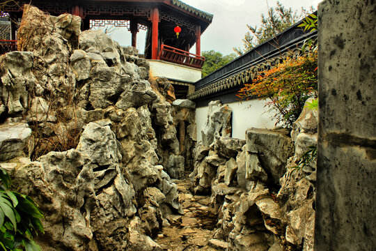 上海青浦大观园景区风光