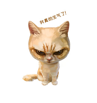 貓咪繪畫