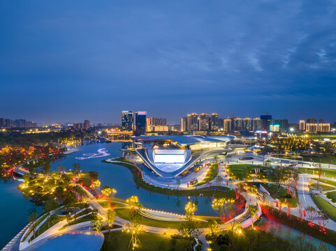 成都科幻馆夜景