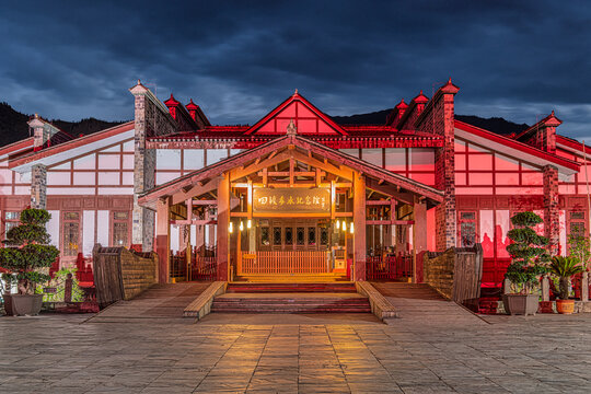 四渡赤水纪念馆夜景