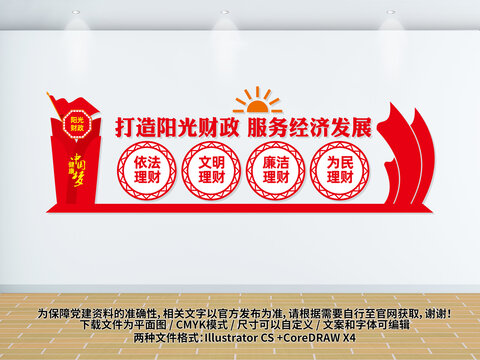 陽光財政所文化墻