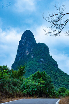 广西乡道风景