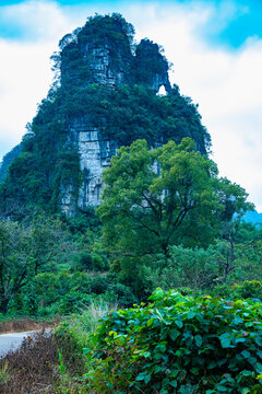 广西乡道风景