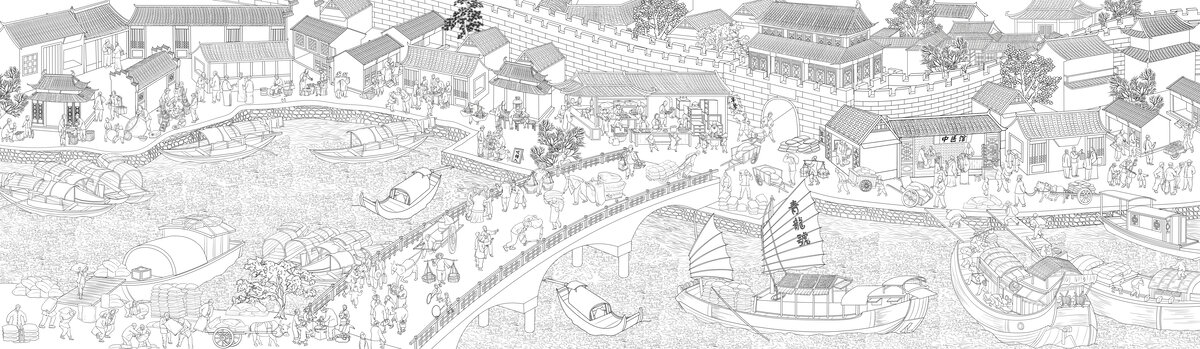古代船運(yùn)碼頭