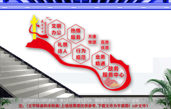 依法行政楼梯文化墙