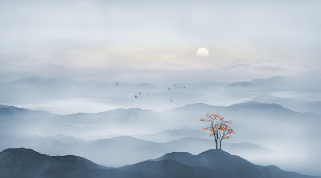 遠山圖