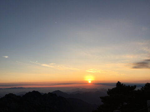 黄山日出