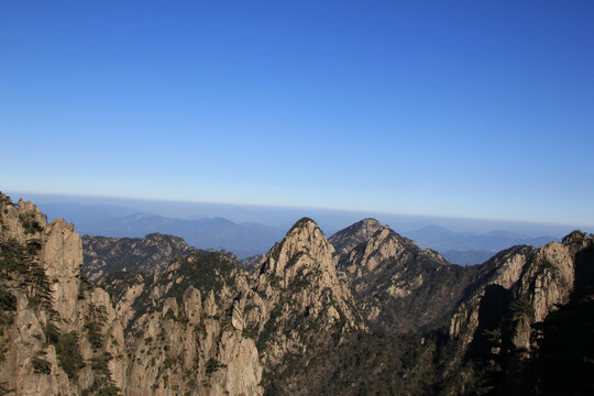 黄山山峰