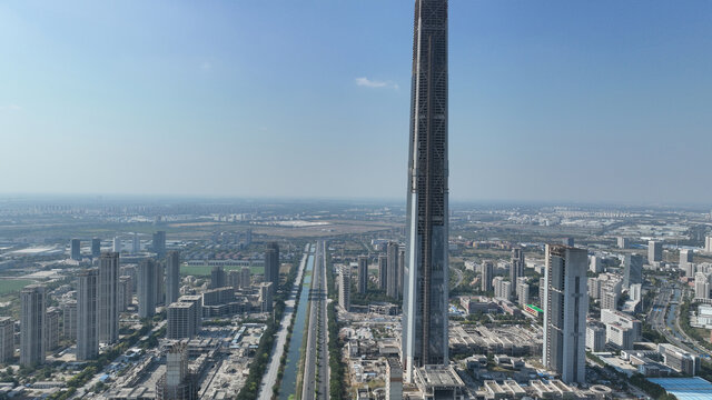 建设中的天津高银117大厦